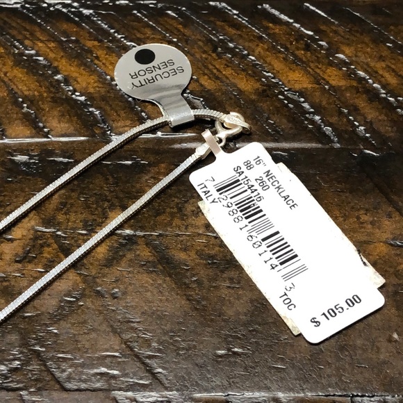 New 16” Sterling Silver Chain - Picture 3 of 3